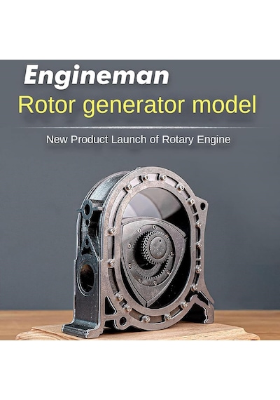Rotary Motor Simülasyonu Dıy Model Kit Metal Mekanik Motor