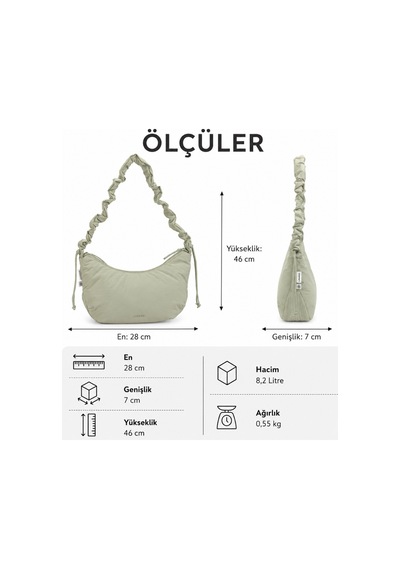 Lassig Lunua Bum Bag Up Bebek Bakım Çantası Mint Yeşil
