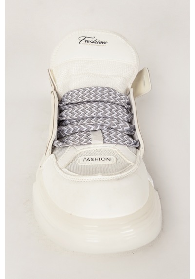 Scootland 17256 Erkek Kalın Taban Sneaker Beyaz
