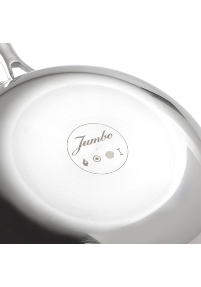 Jumbo Gourmet Wok Tava 26 Cm Gri