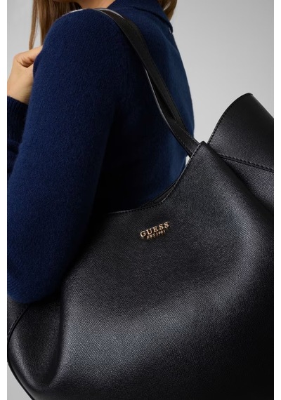 Guess Amorette Portföy Çantalı Kadın Omuz Çantası Hwbg7898240 Siyah