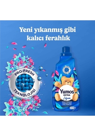 Konsantre Çamaşır Yumuşatıcı 1440 Ml Lilyum Parfümlü 100'lü Set