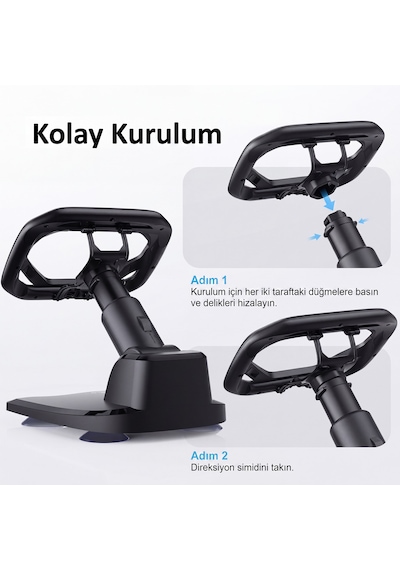 Dossimo Ps5 Dualsense/dualsense Edge Oyun Kolu Uyumlu Yarış/oyun Direksiyonu