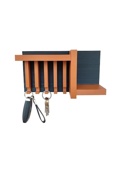 Anahtarlık Askısı 13 X 24 Cm Duvar Süsü Plastik Beyaz