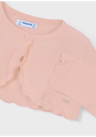 Mayoral Kız Çocuk Merserize Bolero Pembe