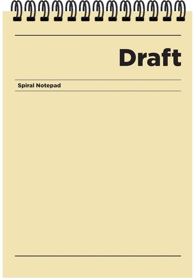 Keskin Color A4 Çizgili Bloknot Draft - Sarı