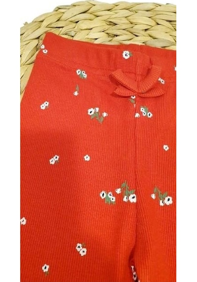 Sea Bubbles Çiçekli Kız Çocuk Tayt 001