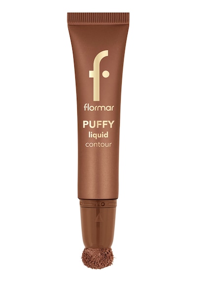 Flormar Puffy Liquid Hafif Yapılı & Sünger Aplikatörlü Yoğunluğu Ayarlanabilir Likit Kontür 002 Hot Chclate