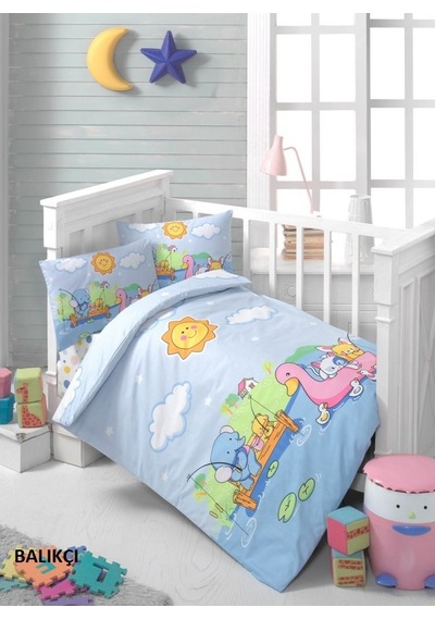 Komfort Home Bebek Uyku Seti %100 Pamuk (Yorgan Ve +2 Yastıklı) (425387439)
