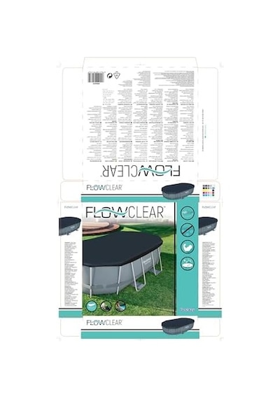 Flowclear Pvc Branda, Gri, Power Steel Havuz İçin