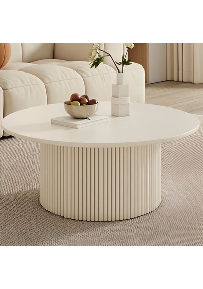 Most Bohem Orta Sehpa 2'li Set %100 Ahşap 85 Cm. Çap Aytaşı