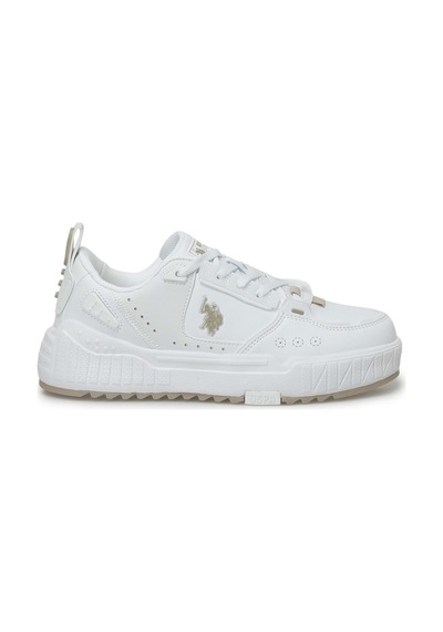 U.s. Polo Assn Dance Sneaker Unisex Spor Ayakkabı Beyaz Beyaz-bej