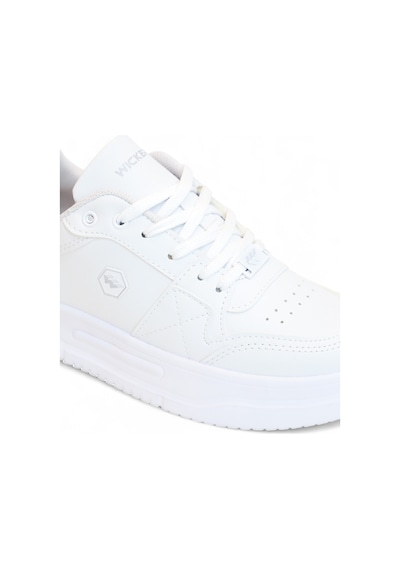 2227-wickers Air Force Modeli Anatomik Tabanlı Üst Kalite Unisex Sneakers Ayakkabı Beyaz