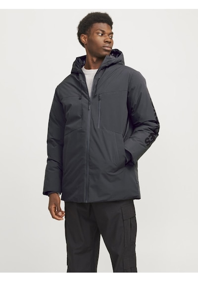 Jack & Jones Jjpayne Rüzgar Geçirmez Parka 12256884 Gri