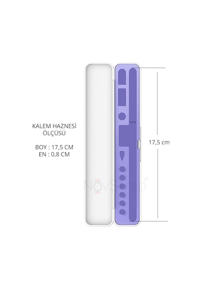 Novstrap Dokunmatik Kalem Koruma Kutusu Tüm Tablet Kalemleri Ve  Pencil 1/2/usb C İle Uyumlu