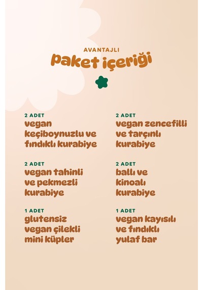 Hummorganic Organik Tatlı Atıştırmalık Paketi - 10 adet (6 çeşit)