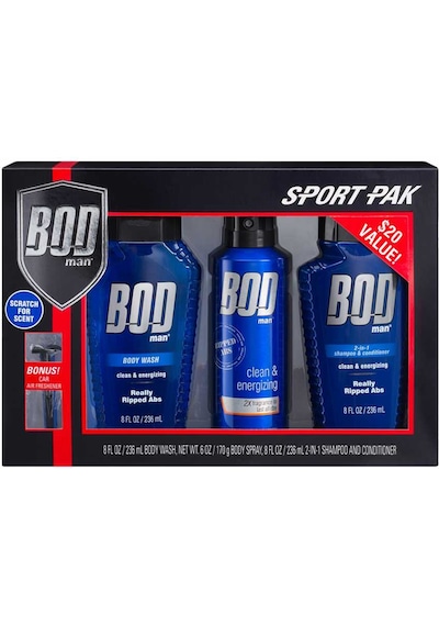 Bod Man Really Ripped Abs Sport Pak Erkek Bakım Seti