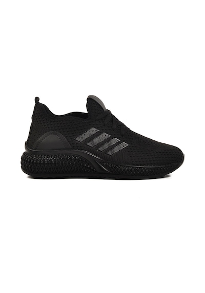 Siyah Hafif Triko Unisex Spor Ayakkabı Veneto G Siyah