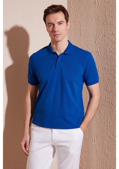Buratti Pamuklu Regular Fit Düğmeli Erkek Polo Yaka T Shirt 5902739 Saks