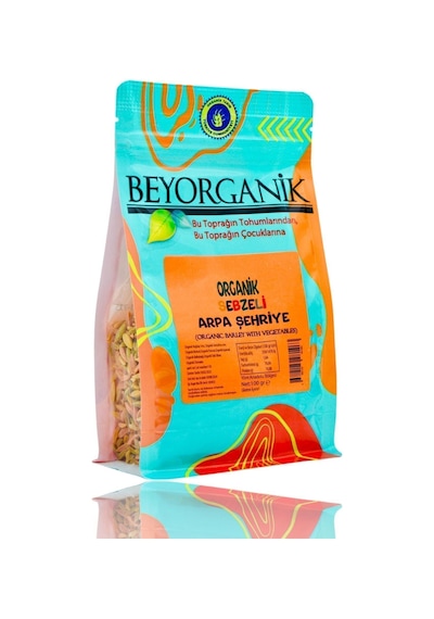 Organik Sebzeli Arpa Şehriye 300gr 300 G