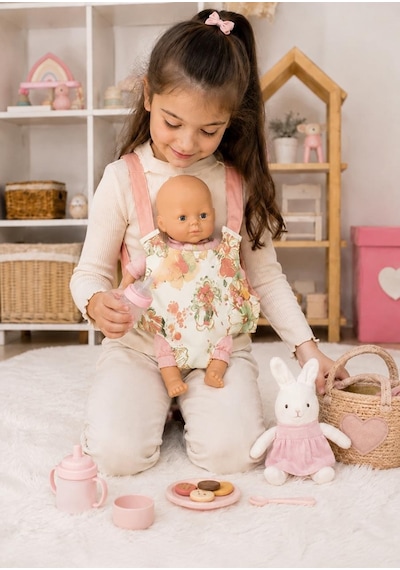 Oyuncak Bebek Kangurusu/kız Çocuk Ana Kucağı 001