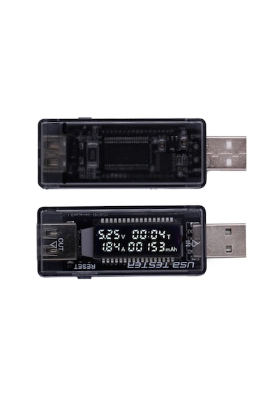 Led Ekranlı Usb Voltmetre Ampermetre Usb Şarj Kapasitesi Test Cih
