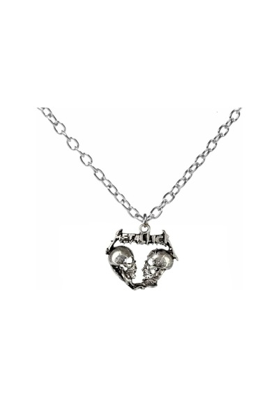 Metallica Sad But True Gümüş Renk Unisex Kolye Rock Ve Metal Müzik Takısı Çok renkli 30935046