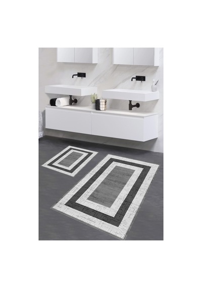 Buççin Online Mağaza Safir 2'li Banyo Paspası Yıkanabilir Kaymaz Taban Renkli Dekoratif Banyo Paspası Seti Dijital Baskı Çok Renkli Buççin Online Mağaza Safir 2'li Banyo Paspası Yıkanabilir Kaymaz Taban Renkli Dekoratif Banyo Paspası Seti Dijital Baskı Çok Renkli