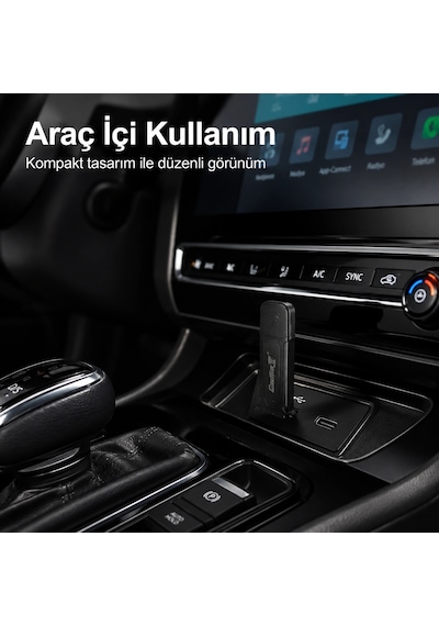 Carlinkit Mini 5 Pro Bluetooth & Wi-fi Kablosuz Carplay Çevirici