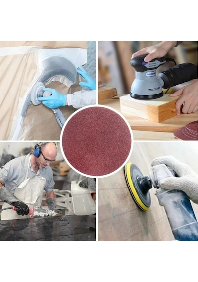 Gfb 6902 Cırtlı Disk Zımpara Deliksiz 115 Mm 80 Kum