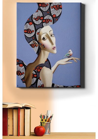 Webstyle Sayılarla Boyama Seti Kasnaklı Sevgi Kuşu 50 X 65 Cm