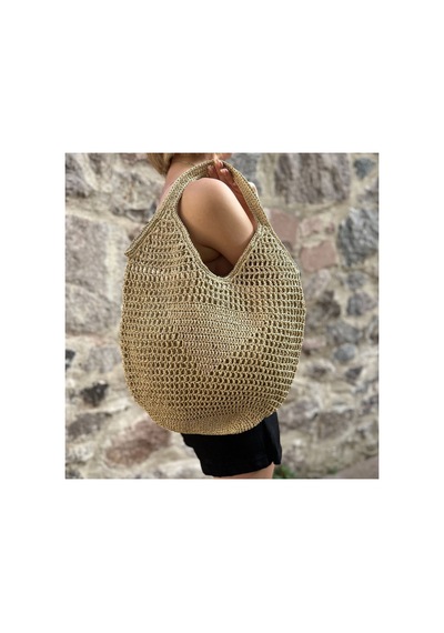 .bags Hasır Örgü File Model Çanta