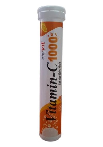 Efervit Vitamin C 1000 MG Efervesan 20 Tablet