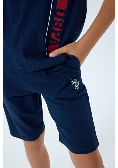 U.s. Polo Assn. Erkek Çocuk Lacivert Bermuda Takım 5274-49759 Lacivert