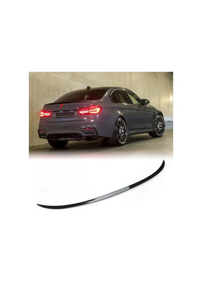BMW F30 2012-2018 3.SERİ M3 İNCE PLASTİK BOYASIZ SPOİLER-SPOYLER