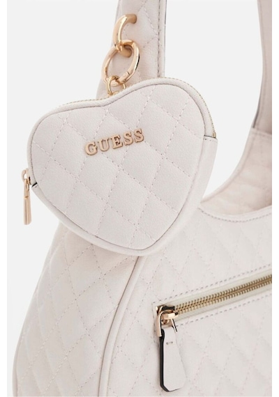 Guess Atabey Hobo Kadın Beyaz Omuz Çantası Hwqg9894010-off Beyaz