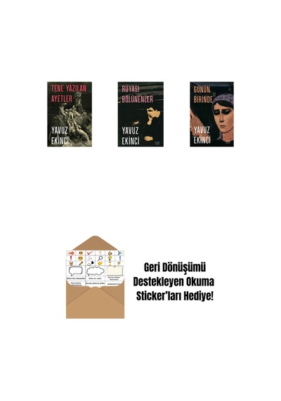 Tene Yazılan Ayetler + Rüyası Bölünenler + Günün Birinde + Okuma Sticker'ları