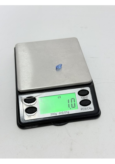 Faset Kesim Doğal Mavi Safir Taşı 1 Karat S041