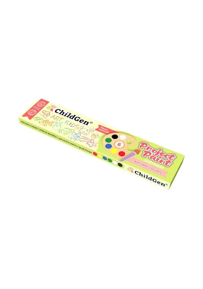 Childgen Doğal Proje Boyası 6x25ml Renkli