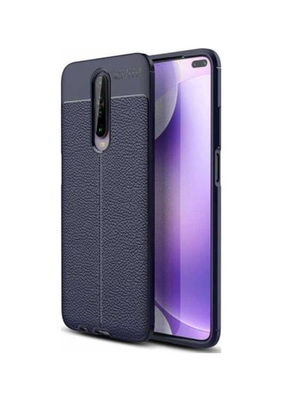 Xiaomi Poco X2 Kılıf Zore Niss Deri Desenli Silikon Kılıf