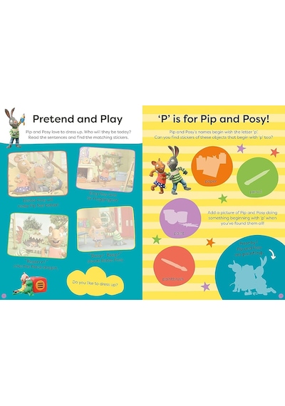 Nosy Crow Pip And Posy - Best Of Friends Sticker Activity Book