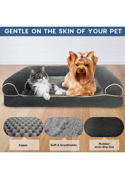 Tr S&a Online Stores Orta Köpekler İçin Köpek Yatakları - Büyük Köpekler Ve Orta Köpek Yatağı İçin Makinede Y