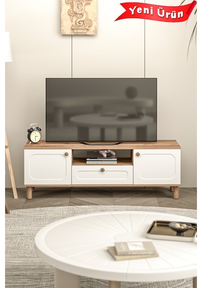 Bohem Tv Ünitesi 150 Cm Mdf Kapak Beyaz