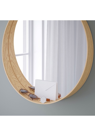 Ikea Stockholm Yuvarlak Ayna 60 Cm Naturel