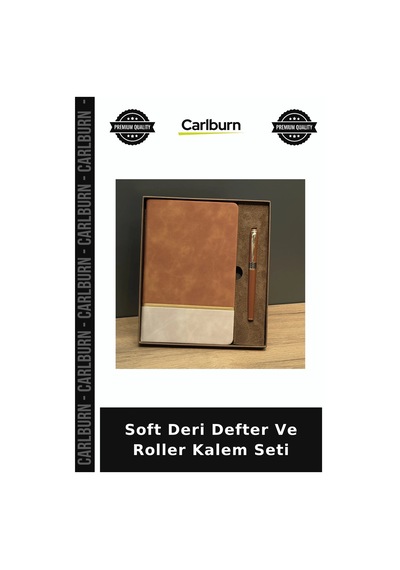 Soft Deri Defter Ve Roller Kalem Seti Yeni Toplantı Kadın