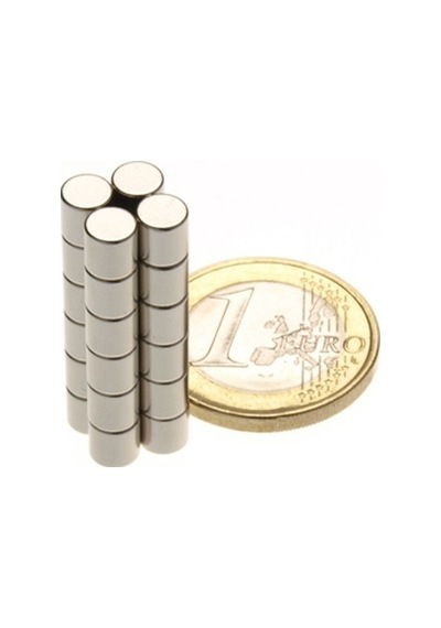 5 X 5 Mm Yuvarlak Neodyum Mıknatıs- 10 Adet