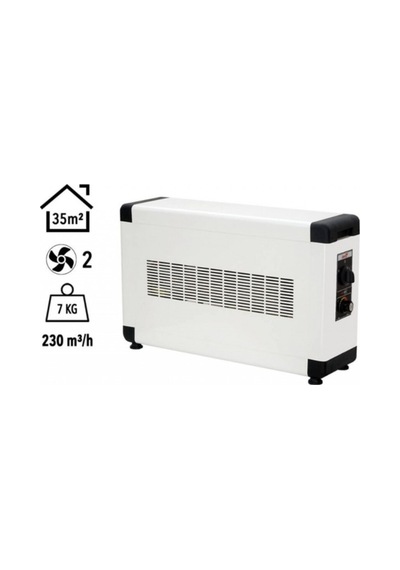 Board 3000w Monofaze Elektrikli Fanlı Isıtıcı Krem