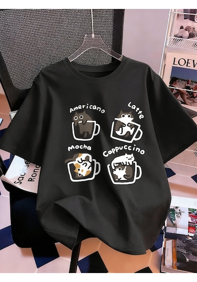 Noıssey Urban Pop Graphic Kadın Tişört Koleksiyonukod 5128 Siyah