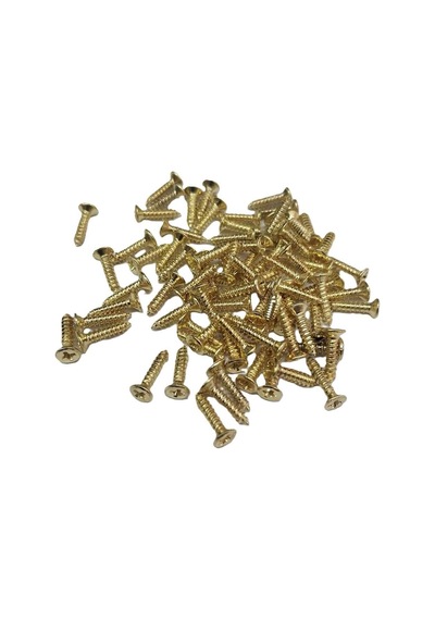 Sarı 1000 Adet Klips Vidası 2,2x9,5 Mm Yhb - Konik Başlı Kutu, Sandık, Ayak, Askı, Mini Vida 9,5 Mm