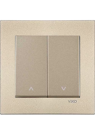 Viko Artline Novella Bronz Jaluzi Kumanda Anahtarı Çerçeveli